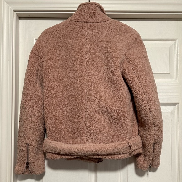 Missguided Pink Faux Fur Jacket, Women's Size 4 - Picture 5 of 16